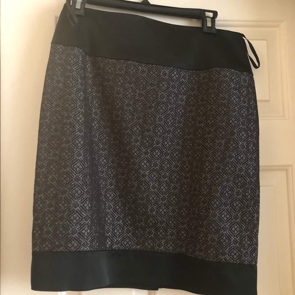Antonio Melani black and silver skirt